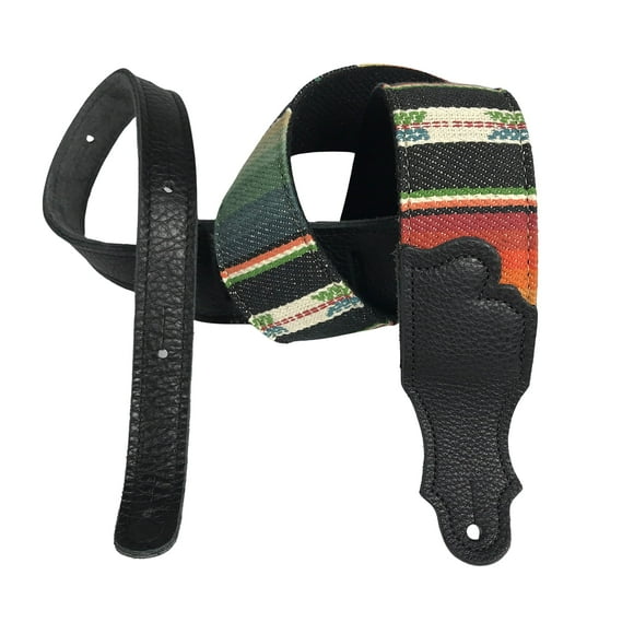 Franklin Strap Couverture de Selle 2 Pieds' Guitare (Ant-Noir)