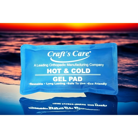 Craft's Care Hot & Cold Pack Gel Pad - Pain Relief Ice Pack, Multipurpose Therapy, Adult, 1 Piece