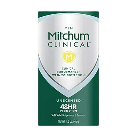 Mitchum Men Clinical Soft Solid Anti-Perspirant & Deodorant 1.6 oz - Clean Control