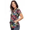thumbnail image 7 of Cherokee Infinity Women Scrubs Top, Mock Wrap, CK608, XS, Flor-ever And Always, 7 of 7