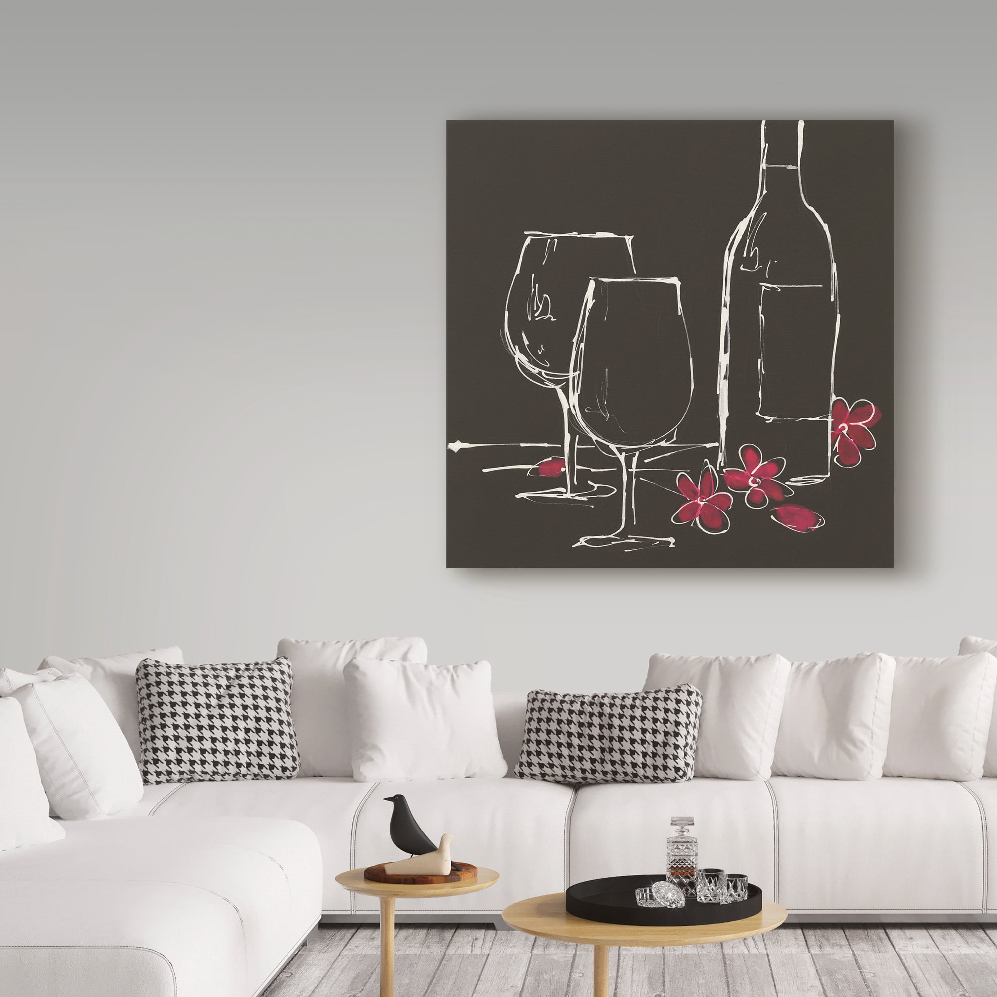 Trademark Fine Art 'Never Enough Red' Canvas Art by Chris Paschke