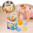 thumbnail image 1 of Caja de pañuelos para bebé, juguete educativo, regalos de cumpleaños, desarrollo sensorial preescolar, juguete de aprendizaje temprano para niños, 1 of 10