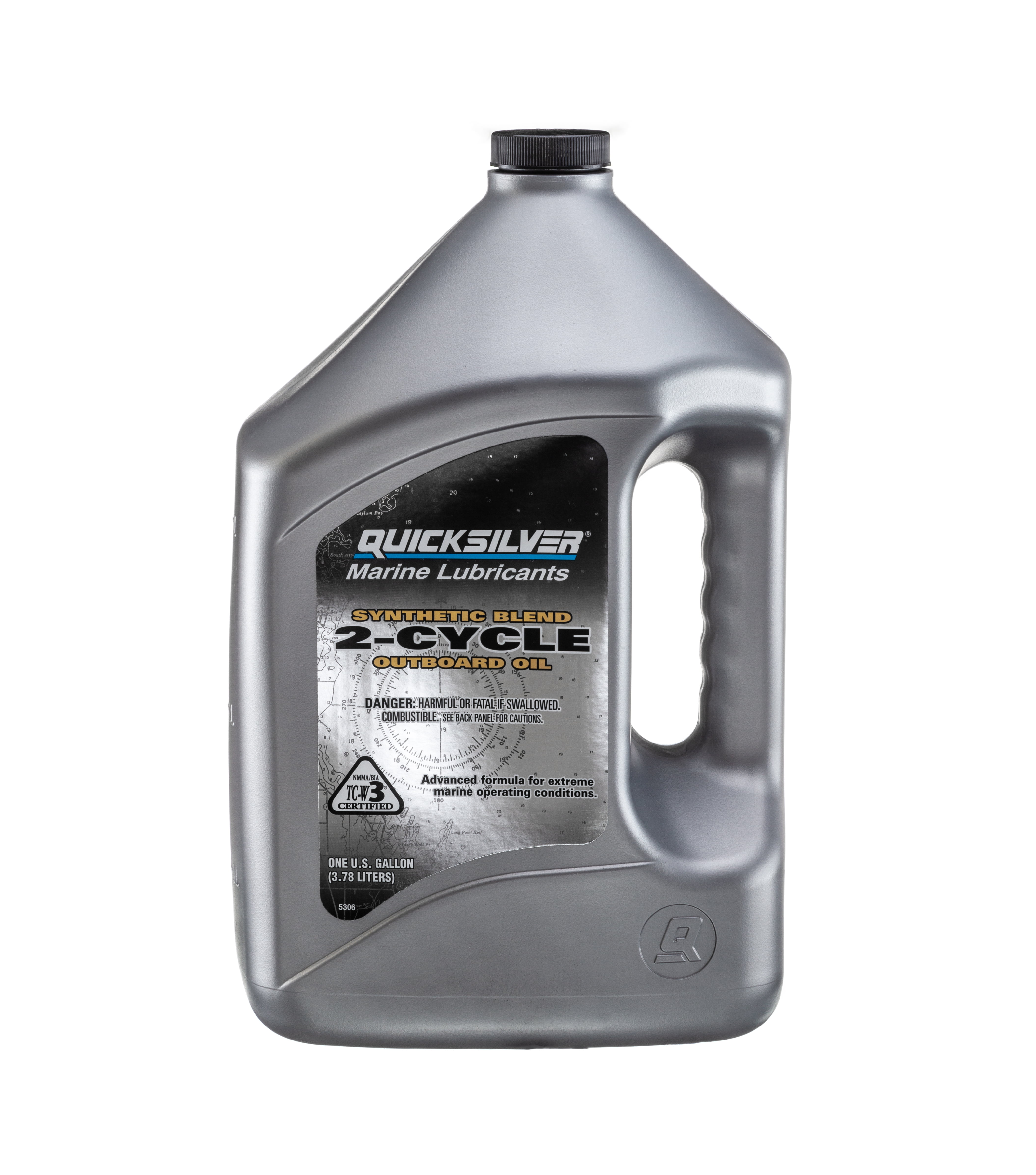 Quicksilver Premium Plus 2-Stroke Synthetic Blend Marine Oil - 1 Gallon