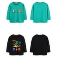 thumbnail image 6 of Zshosam Long Sleeve Toddler Boy Shirts Boys Shirts Children's Printed Long Sleeve Base Loose Casual Cute Clothes for Boys Size 2T 3T,(Multicolour 2-3 Years), 6 of 9
