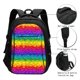 thumbnail image 3 of Fotbe Bright Rainbow Mochila con Estampado y Puerto USB para Hombre y Mujer, Mochila Antirrobo, Mochila de Viaje, Mochila Escolar, Mochila Universitaria, 3 of 7