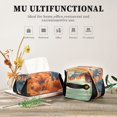 thumbnail image 7 of Fall Pumpkin Harvest Tissue Box Cover Leather Square Rectangle Tissue Box Holder for Bathroom Living Room Desk Office Decor, 7 of 7
