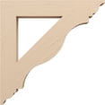 thumbnail image 3 of Ekena Millwork 5 1/2"W x 36"D x 36"H Funston Traditional Rough Cedar Woodgrain TimberThane Bracket, Primed Tan, 3 of 6