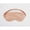 Peach, variant on 8 x 4 in. Hamsa Emerald Embroidered Quilted Eyemask