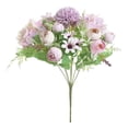 thumbnail image 1 of Flores Artificiales Plantas Flores de Simulación Arbustos de Plástico para Jardín Al Caja de Ventana Decoración para Púrpura claro BLESIY Bracketplant violeta artificial, 1 of 8