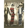 thumbnail image 3 of Vision Studio 11x14 Black Modern Framed Museum Art Print Titled - Art Deco Elegance II, 3 of 5