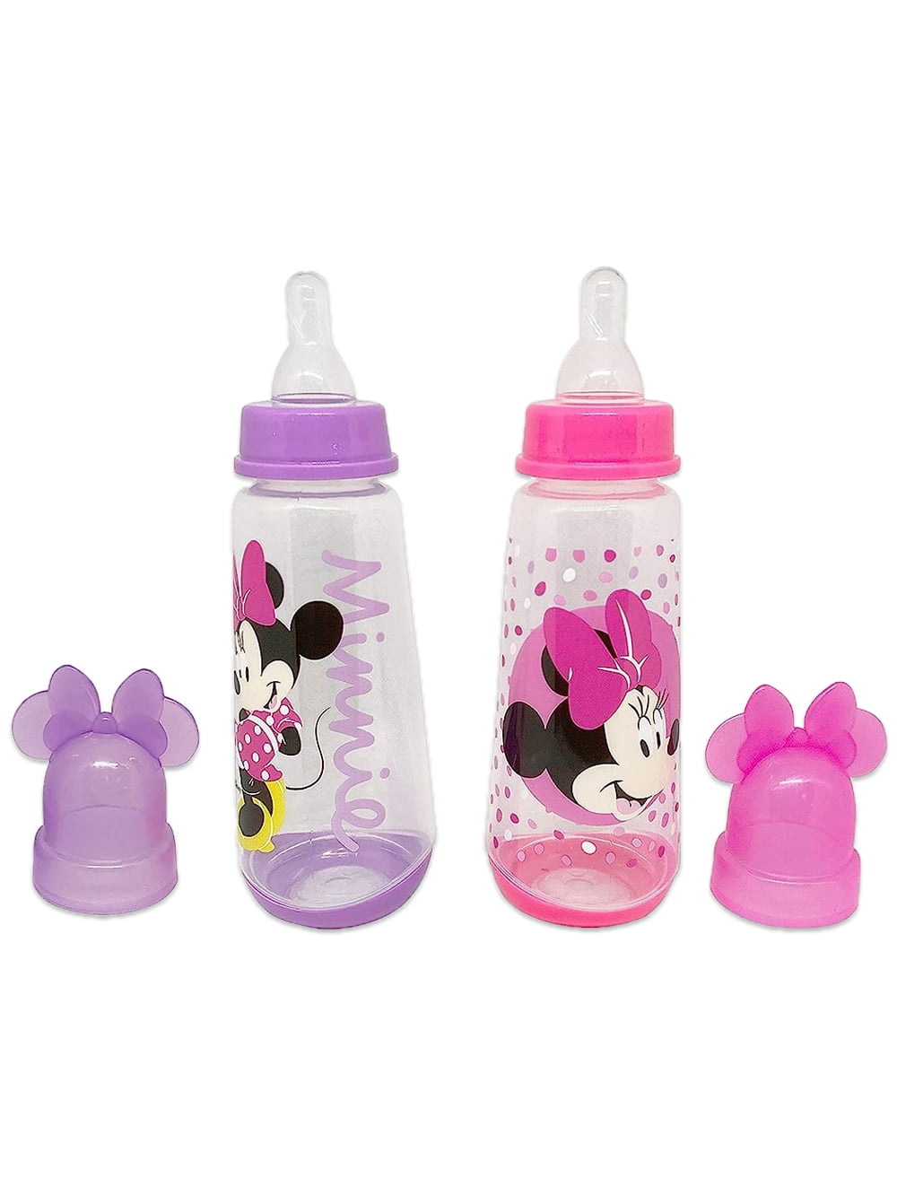 Disney Minnie Mouse Baby Girls' 2-Pack 9 Oz. Baby Bottles - fuchsia ...