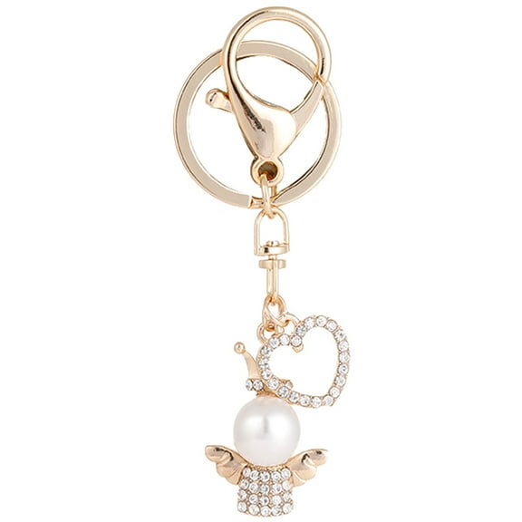 Woman Purse Hanging Charm Delicate Bag Key Chain Small Angel Hanging Charm Key Ring Decor