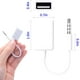 thumbnail image 2 of Cable Convertidor Adaptador de cable de audio auxiliar USB Enchufe macho de 3.5 mm a 2.0 Cable conve Abody Cable Convertidor, 2 of 6