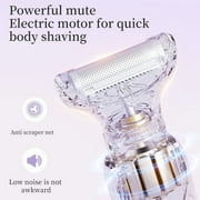 JUUTREN 5-in-1 Electric Razor & Shaver for Women, Painless Hair Remover & Epilator with LED Display, Rechargeable Cordless Bikini Hair Trimmer for Face, Legs, Underarms, Eyebrows & Body
