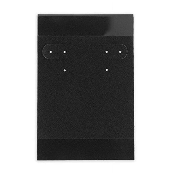 Hanging Earring Card - Black Flock 2x3 (Package of 50)