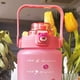 thumbnail image 5 of Escalada Botella de agua de gran capacidad de 2000 ml Vaso de plástico esmerilado a prueba de fugas (rosa) Tmvgtek Para Estrenar, 5 of 6