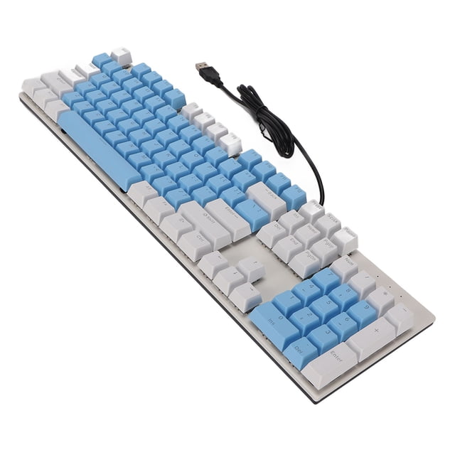 Teclado Mecánico Blue Switch con Retroiluminación RGB 26 Teclas Anti-Ghosting Diseño Ergonómico Plug and Play