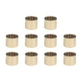 thumbnail image 2 of koolsoo 10 Pieces Billiard Cue Ferrules Copper Cue Ferrules Copper Pool Cue Ferrules tooth, 2 of 9