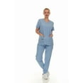 thumbnail image 5 of HEAL+WEAR Soft Stretch Scrub Set 4-Way Stretch V-Neck Top & Cargo Jogger Pants for Women, 5 of 6