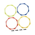 thumbnail image 2 of Quzzie 4 Pieces Agility Rings Portable Sports Speed Rings for Games Football Soccer S, 2 of 8