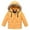 Orange, variant on Stamzod Down Coats for Baby Boys Girls Winter Warm Jacket Detachable Hat Hood Jackets Pocket Long Sleeve Fleece Children's Outerwear with Zipper 3Y-12Y