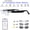 UF05 Black temple arms + AI translation, variant on Innovative AI glasses with 164-language real-time translation and ChatGPT. Built-in mic and speaker, stylish design.