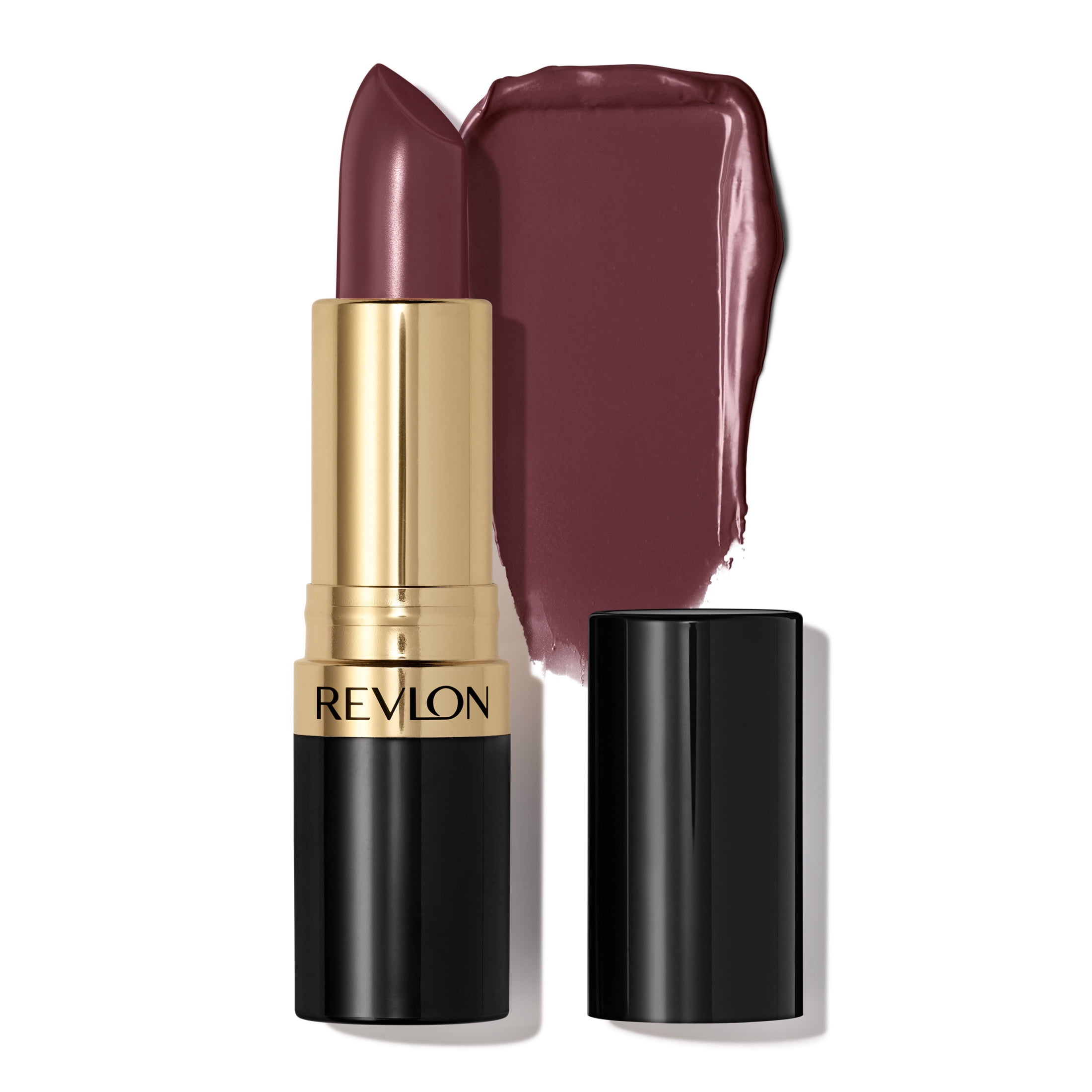 (2 pack) Revlon Super Lustrous Creme Lipstick, Creamy Formula, 045 Naughty Plum, 0.15 oz