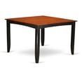 thumbnail image 3 of East West Furniture Fairwind 5-piece Wood Dining Set in Black and Cherry, 3 of 4