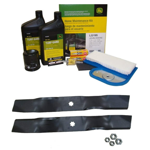 John Deere Original Equipment Model LX288 (S.N. 090,001-) Maintenance Kit   Mulching Blades, 38" Mower Deck