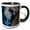 Black/White, variant on 3drose, Image of Tampa Bay Florida Aerial Map, 11oz Two-tone Red Mug