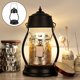thumbnail image 5 of Lámpara de cera para derretir velas, lámpara de atenuación, decoración de de noche, luz nocturna para el hogar, dormitorio, SPA Negro Soledad Lámpara de vela más cálida, 5 of 9
