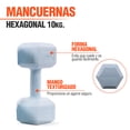 thumbnail image 2 of Mancuernas 5 Kg Hexagonales Set Par Altera Ejercicio Gym, 2 of 6