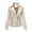 Beige, variant on IROINNID Women's Faux Leather Jacket Long Sleeve Solid Color Notch Lapel V-Neck Outwear, Loose Winter Thickened Plush Cotton Plush Collar Jacket Cotton Jacket Warm Plush Jacket