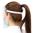 thumbnail image 1 of Máscara protectora transparente, protector facial completo Protector facial transparente, máscara facial reutilizable a prueba de viento diseñada para durar, 1 of 8