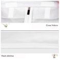 thumbnail image 3 of Funda para ropa para colgar ropa, transpirable en armario, 43.31 pulgadas, transparente, para guardar ropa, protectores de almacenamiento, bolsa para colgar a prueba de polvo con cremallera completa, cinta mágica para traje y vestido Ormromra FLD-1914, 3 of 6