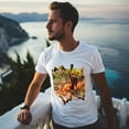 thumbnail image 5 of Men's Graphic TeeNature Letter Print T-Shirts Round Neck Short Sleeves Sizes XS-5XL Summer Daily Casual Tops, 5 of 5