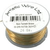 Spools 30 yd., non-tarnish brass, 26 gauge