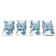 thumbnail image 2 of Zapatos para perros pequeños, suaves, transpirables, evitan resbalones, lindas botas de lona para cachorros para Bichon Teddy azul, 2 of 8