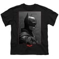 thumbnail image 2 of The Batman (2022) Worn Portrait Kids T Shirt (Large) for Youth Toddler Boys and Girls, Black, 2 of 5