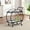 Black, variant on FirsTime & Co. Black Odessa Mirrored Bar Cart, Glam, Metal, 27.5 x 14 x 33 in