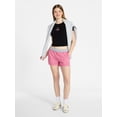 thumbnail image 2 of No Boundaries Cotton Boxer Shorts with Rollover Waist, 3'' Inseam, Women's XXS (00)-XXL (20), 2 of 5