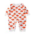 thumbnail image 1 of Halloween Fashion Matching Family Pajamas Set Loose with Cartoon Fruit Print Buttons Ribbed Closure, 1 of 5