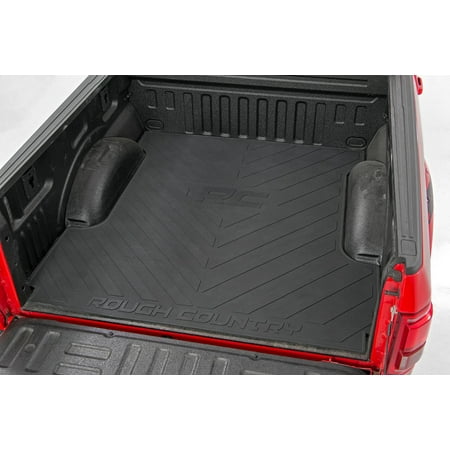 Rough Country RCM655 Truck Bed Mat with RC Logo 2017-2018 Ford F-250 F-350 Super Duty