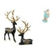 thumbnail image 1 of Escultura De Resina De Reno, Alce Y Ciervo, Estatua De Mujer Playera, Figura De Animal Para Mesa, Decoración De Boda Y Inauguración De La Casa., 1 of 8