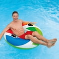 thumbnail image 2 of Intex 58202EP Inflatable 47 Inch Colorful Adult Whirl Tube Swimming Pool Raft Float w/Carry Handles and Repair Kit, Color and Style May Vary (2 Pack), 2 of 6