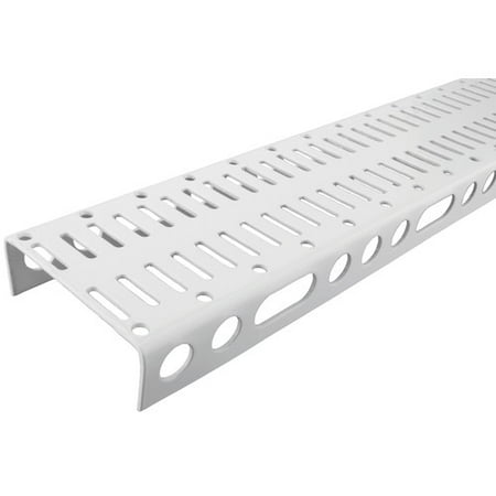 Knape and Vogt 4' White Tap Mount Accessory Track