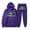 Dark Purple, variant on Trapstar Hoodies for Women Sets Long Sleeve Graphic Sweatshirts Loose Trapstar Street Hip-hop Pullover Sweatshirts+Sweatpants Women Set of 2 Classic Sweatshirts(Black, S)