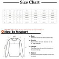 thumbnail image 3 of Leesechin Young Womens Shirts Fashion Deep Round- Neck Solid Button Long Sleeve Juniors T Shirts Top in, 3 of 4