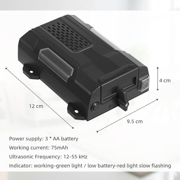 2 Pack Mouse Repellent for Cars,Mouse Repellent with Connection to 12V Car Battery, Mice Repellent for Engines Under Hood