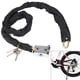 thumbnail image 1 of Candado antirrobo pesado para bicicleta con cadena de bicicleta de montaña de 3 llaves con cadena gruesa, 1 of 7